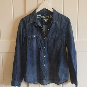 Classic Madewell Denim/Chambray Shirt